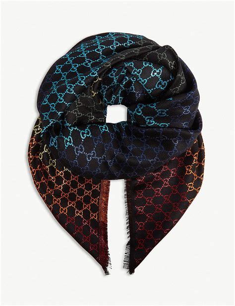 gucci multicolor shawl|Gucci shawl for women.